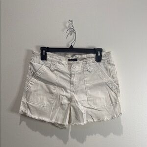 Women's White Denim Shorts